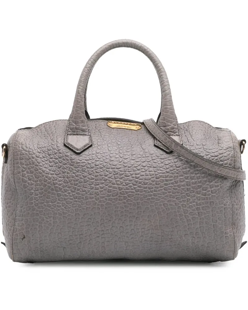 Burberry Hobo Bags 2000-2017 Medium Grained Calfskin Alchester Satche grau Grau