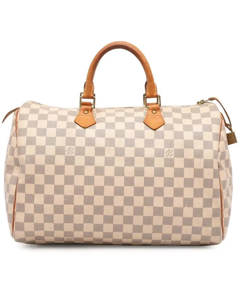 Louis Vuitton Crossbody Bags Damier Azur Speedy 35 weiß Weiß