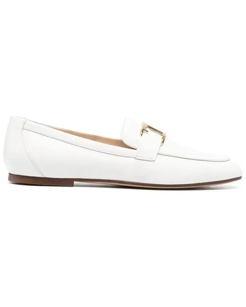 TOD'S Cuoio Leg.79A Mocassins weiß Weiß
