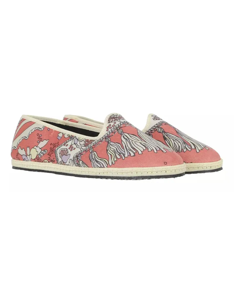 Emilio Pucci Espadrilles Rugiada Ballerina Shoes korallfarben 