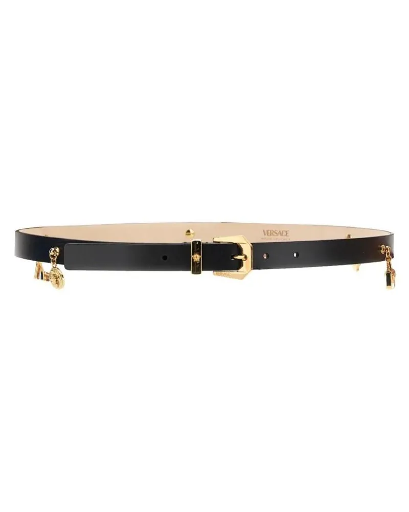 Versace Gürtel Heritage Jellyfish Belt schwarz Schwarz