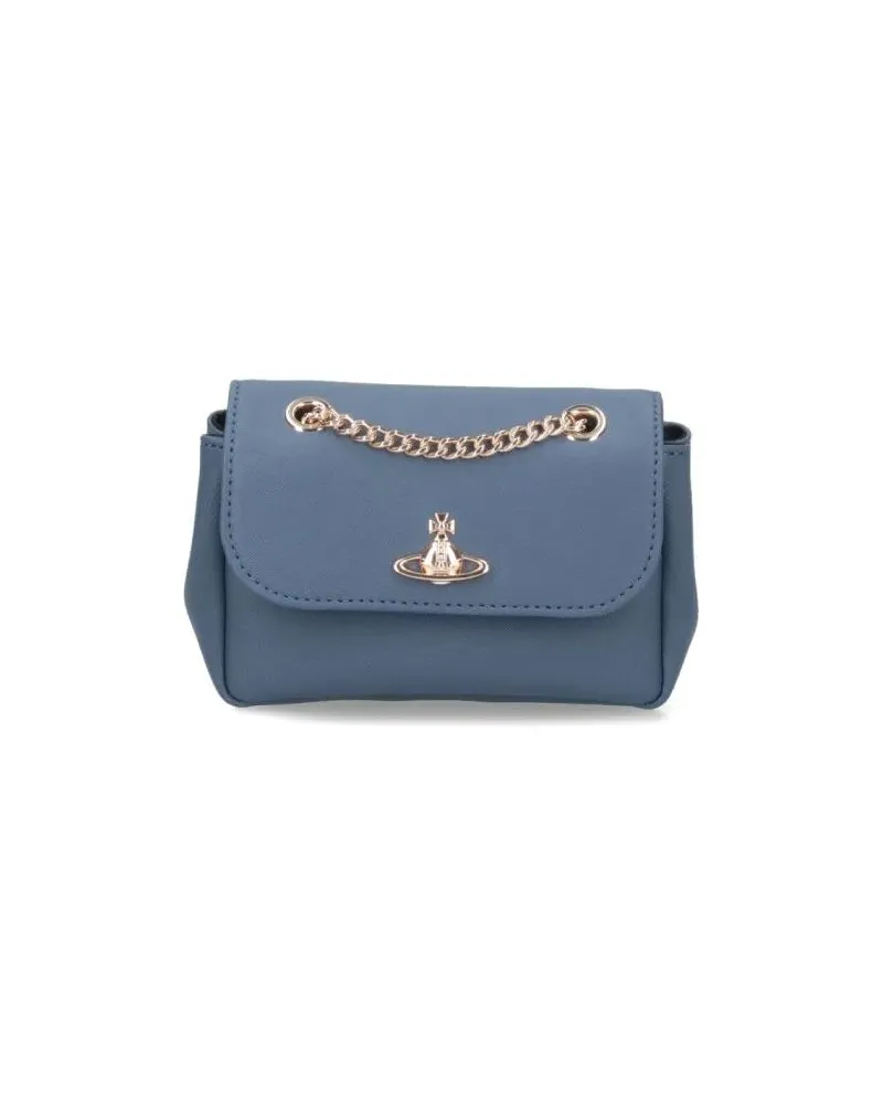 Vivienne Westwood Hobo Bags "Small" Bag Blue blau Blau