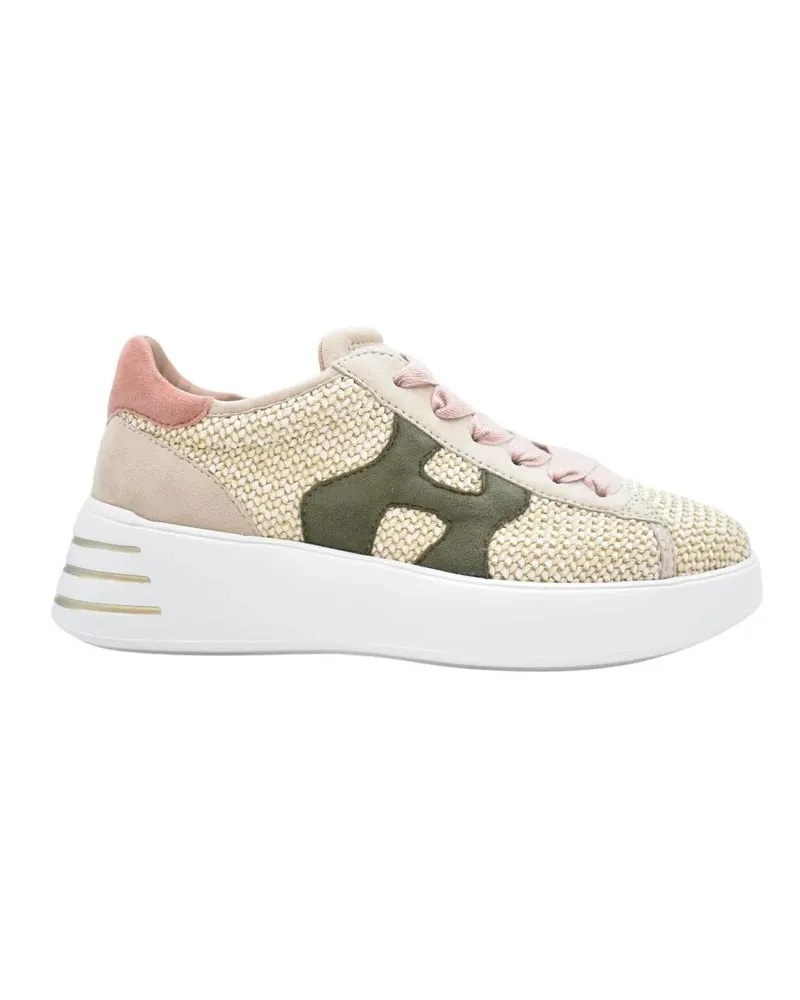 Hogan Rafia Sneakers weiß Weiß