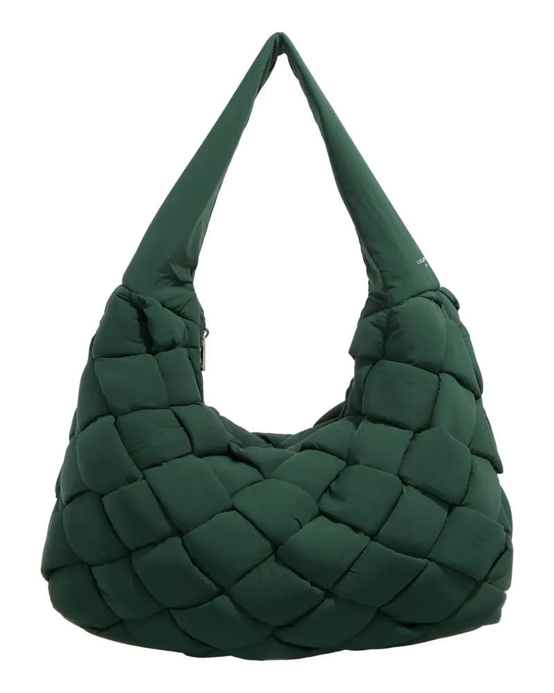 Liebeskind Hobo Bags Bo Plain Weaved Nylon Hobo Bag L grün Grün