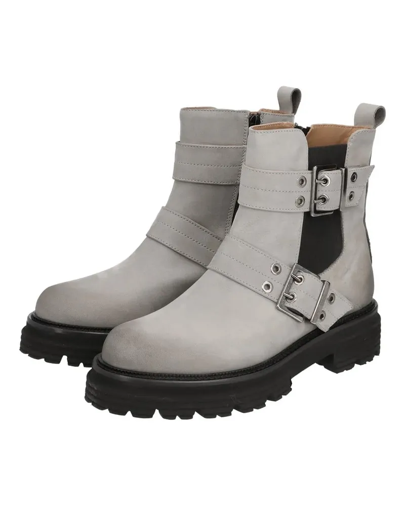 Thea Mika Stiefeletten Biker Boots grau Grau