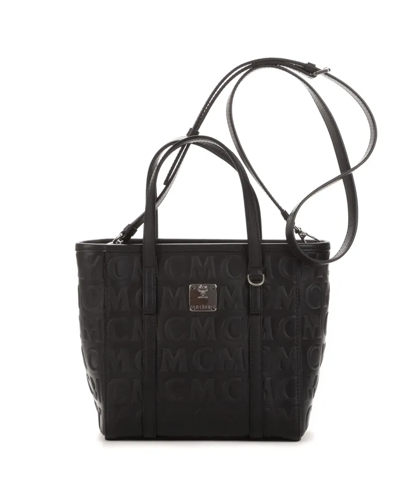 MCM Crossbody Bags Mini Tote schwarz Schwarz