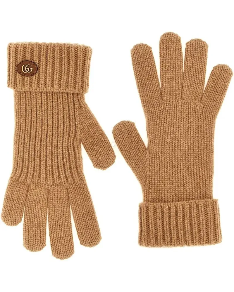 Gucci Handschuhe 'Doppia G' Gloves braun Braun