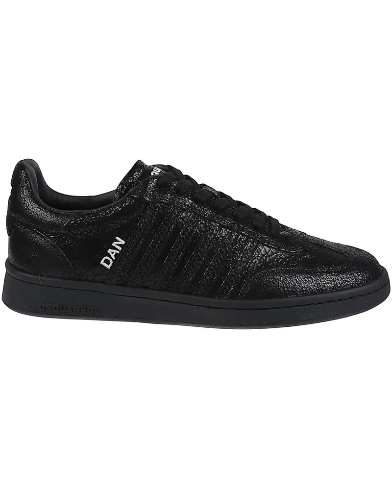 Dsquared2 Low-Top Sneaker Boxer Lace-up Low Top Sneakers Black schwarz Schwarz