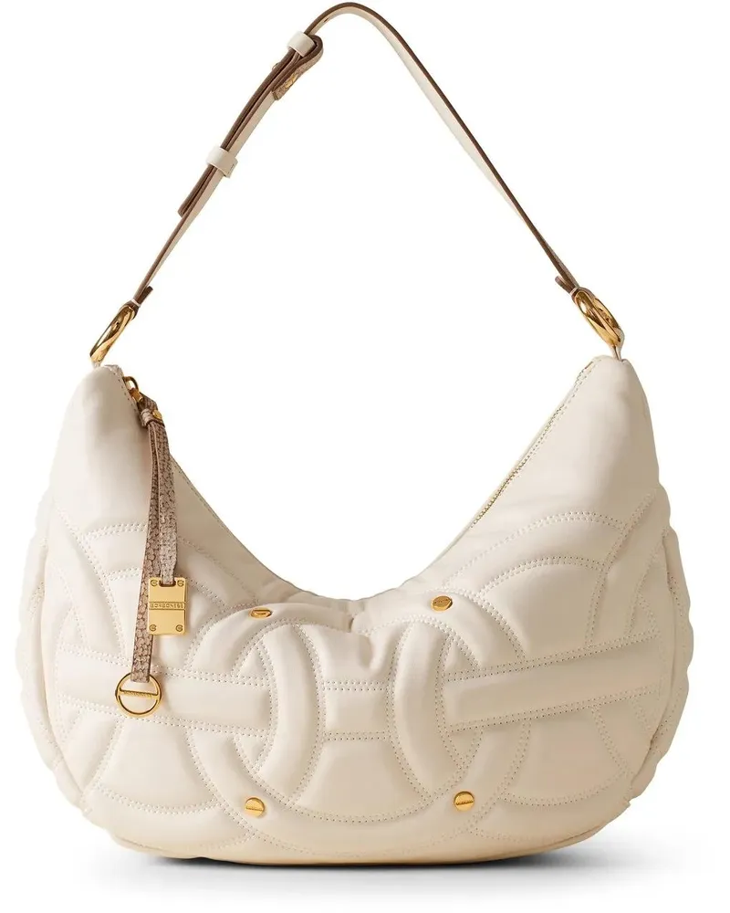 Borbonese Crossbody Bags RONDO? MEDIUM HOBO BAG weiß Weiß