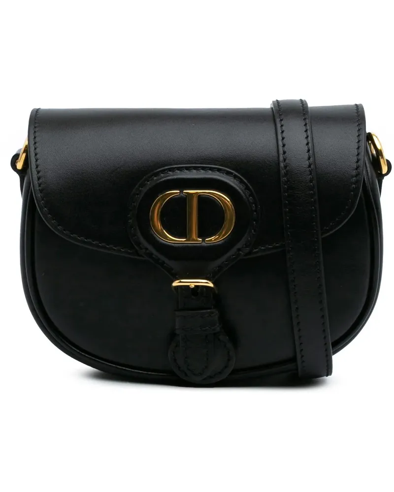Dior Hobo Bags Micro Calfskin Bobby Crossbody schwarz Schwarz