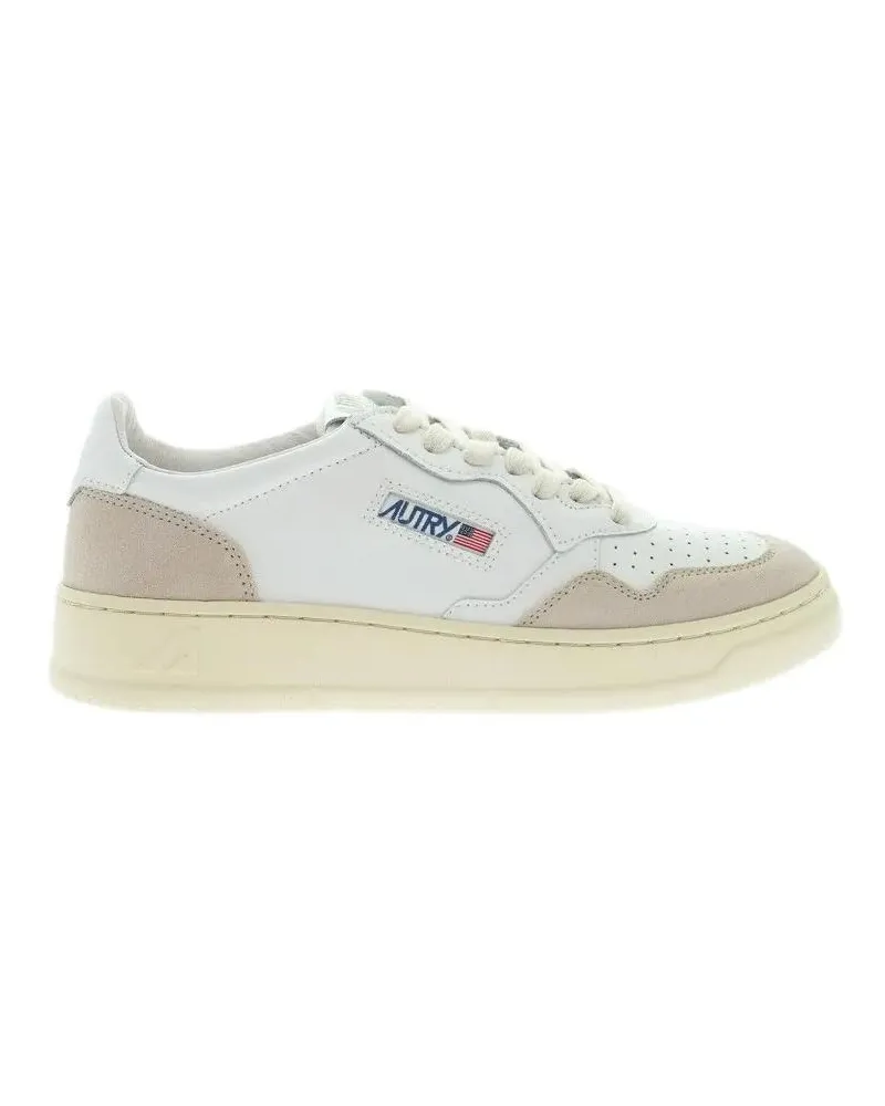AUTRY Low-Top Sneaker Medalist Low - Leather And Suede Sneakers weiß Weiß