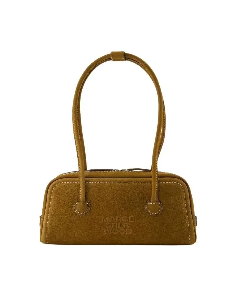 Marge Sherwood Hobo Bags Soft Baguette Shoulder Bag - Leather - Brown braun Braun