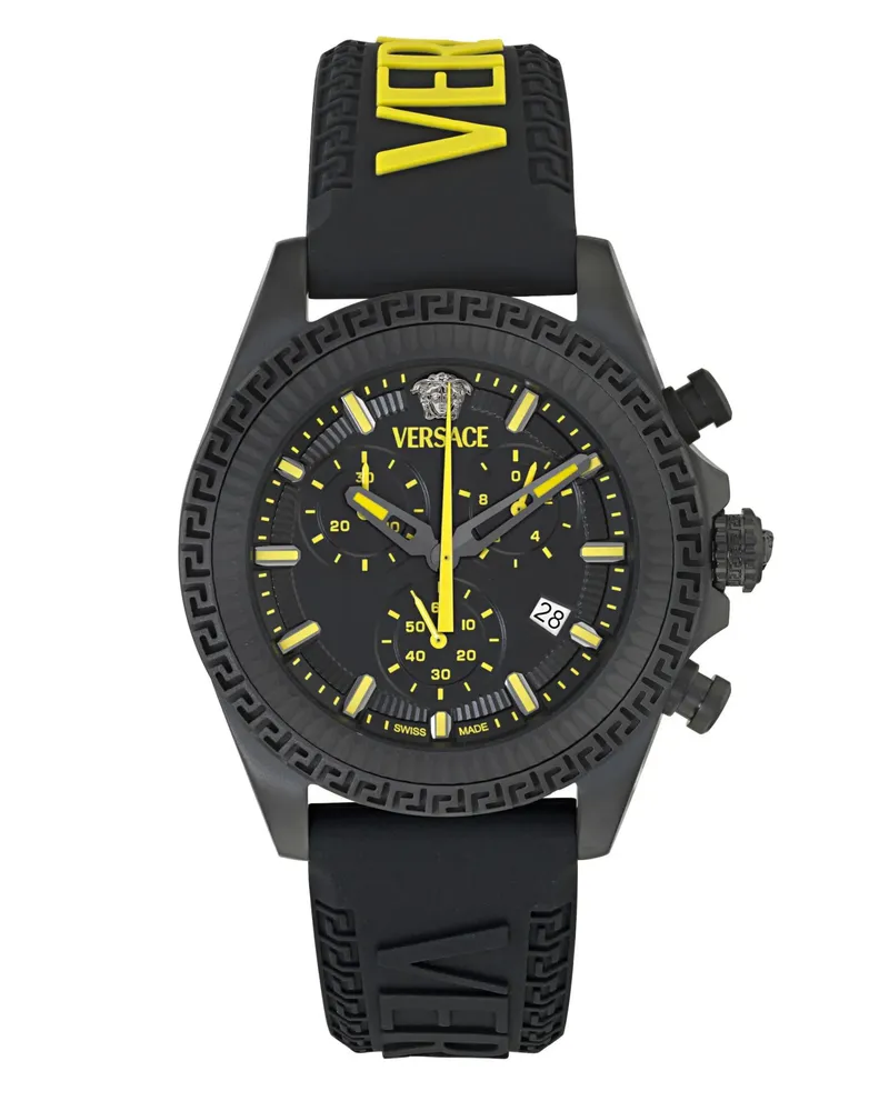 Versace Uhren Quarz-Chronographenuhr  Fornax black Schwarz