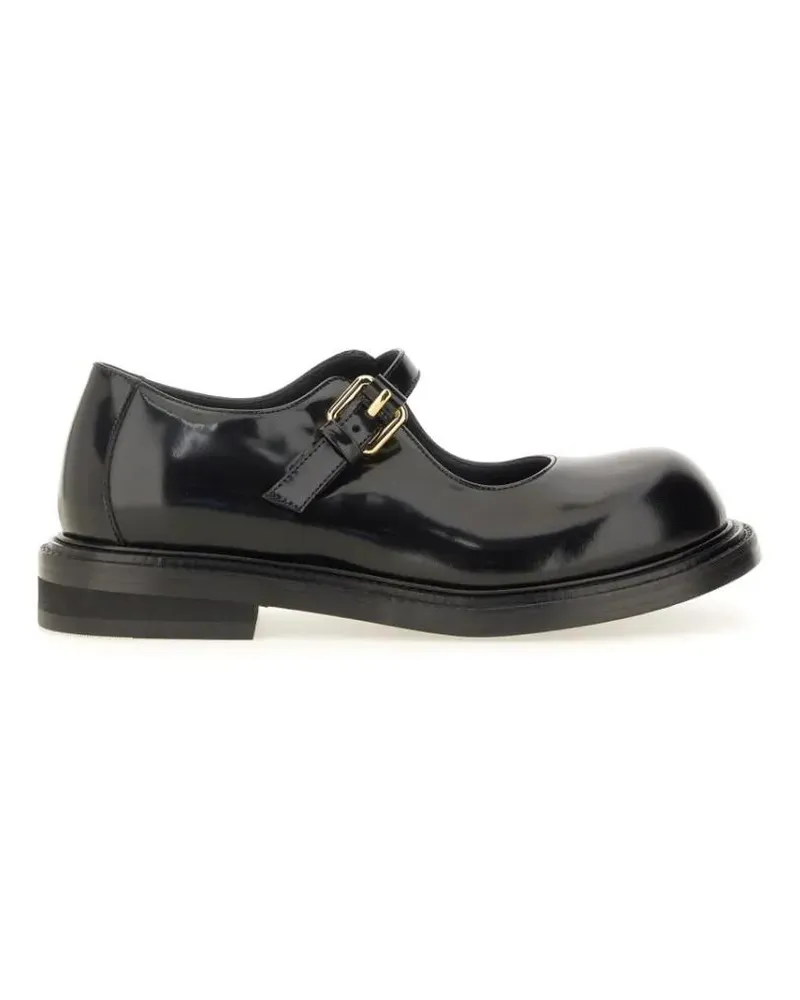 Moschino Olive" Moccasin schwarz Schwarz