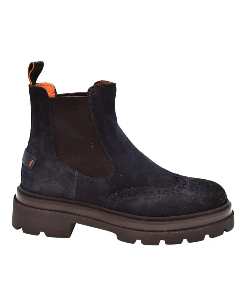 Santoni Stiefel Boot Darkblue (navy) blau Blau