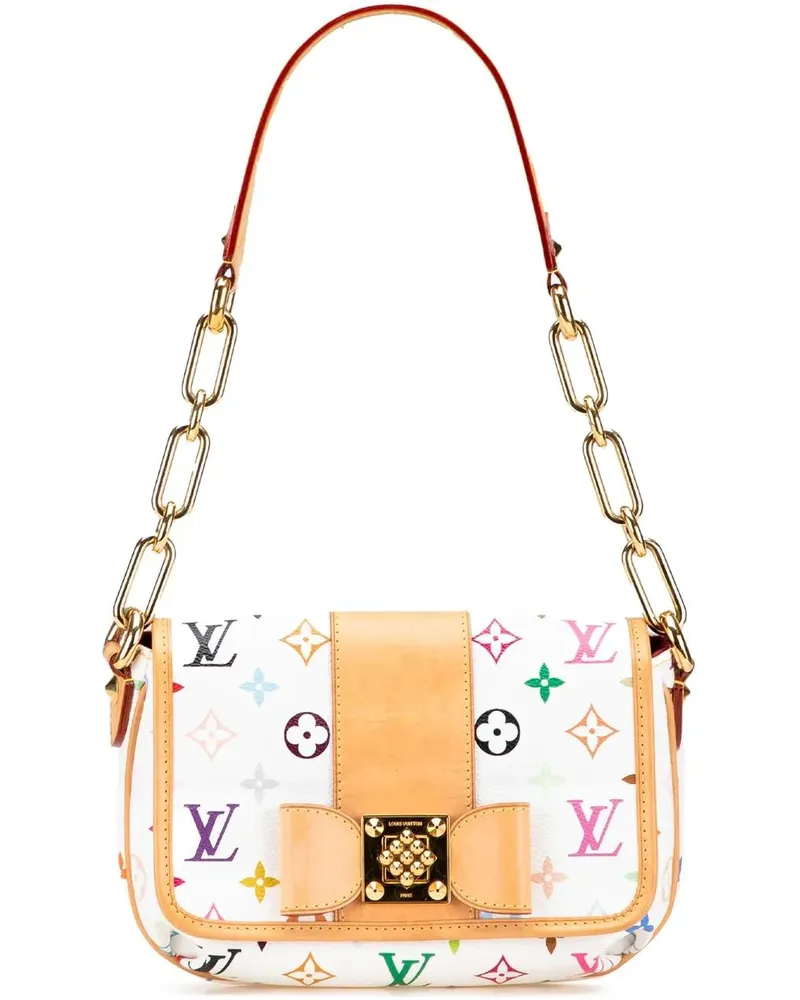 Louis Vuitton Hobo Bags Monogram Multicolore Patti weiß Weiß