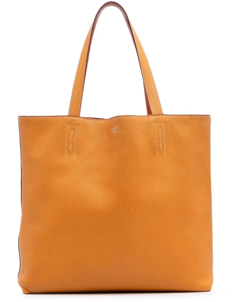 Hermès Shopper Clemence Double Sens 36 orange Orange
