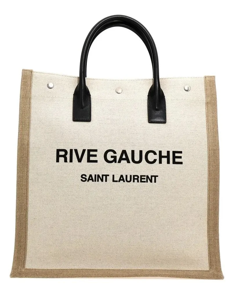 Saint Laurent Shopper & Totes 'Rive Gauche North/South' Shopping Bag beige Beige