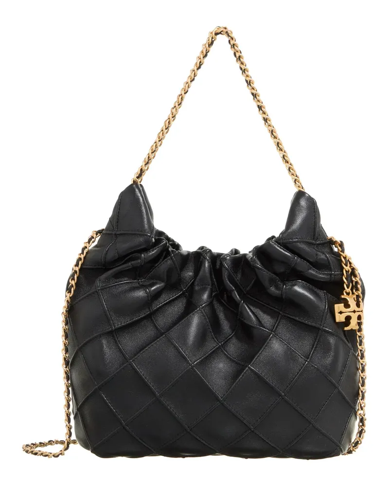 Tory Burch Hobo Bags Fleming Mini Hobo Bag schwarz Schwarz