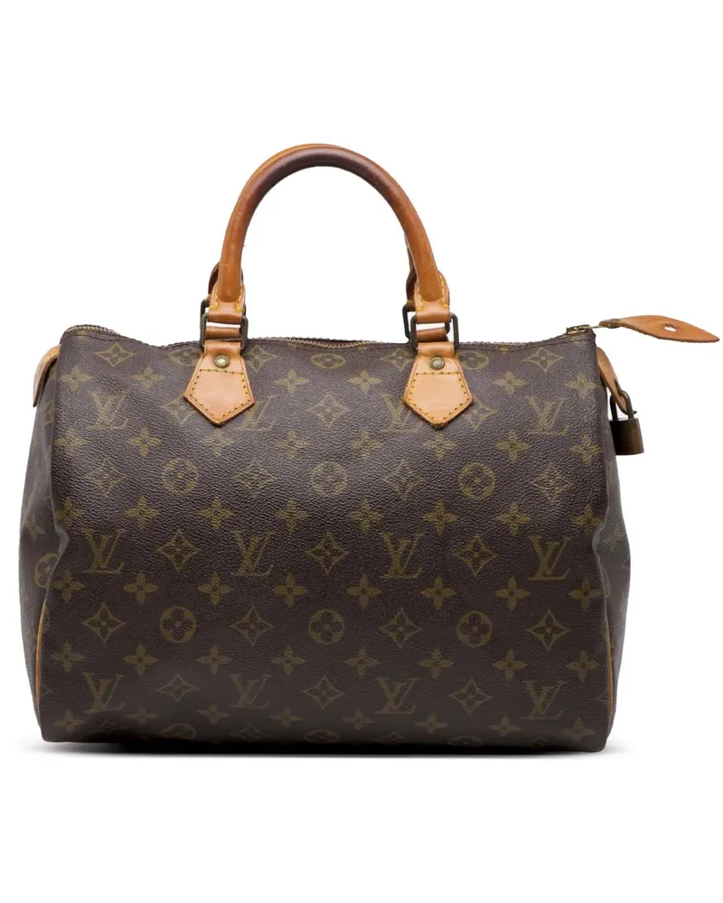 Louis Vuitton Crossbody Bags Monogram Speedy 30 braun Braun
