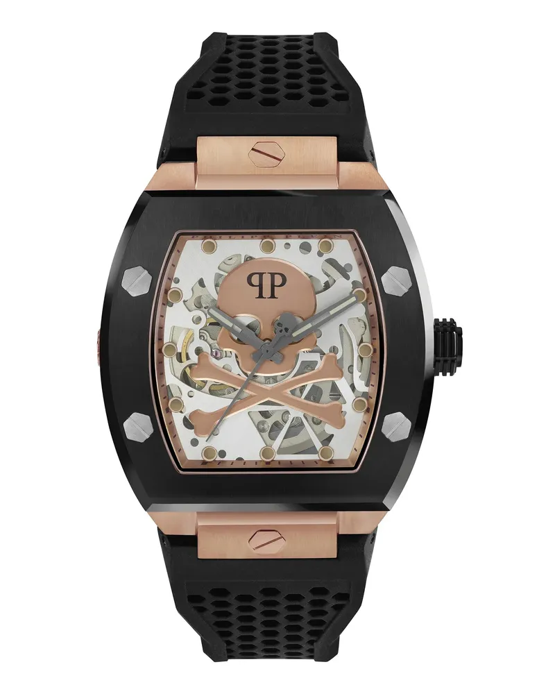 Philipp Plein Uhren Analoge Quarzuhr The $Keleton pink Rosa