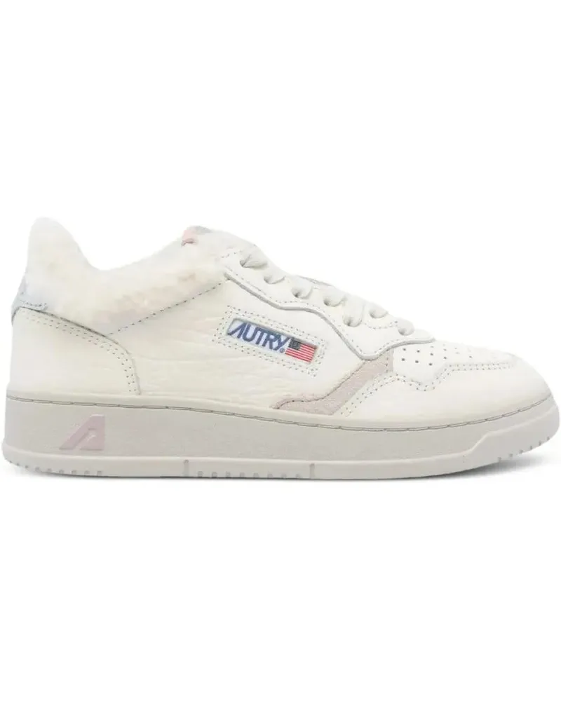 AUTRY Low-Top Sneaker Faux-Fur Medalist Sneakers weiß Weiß