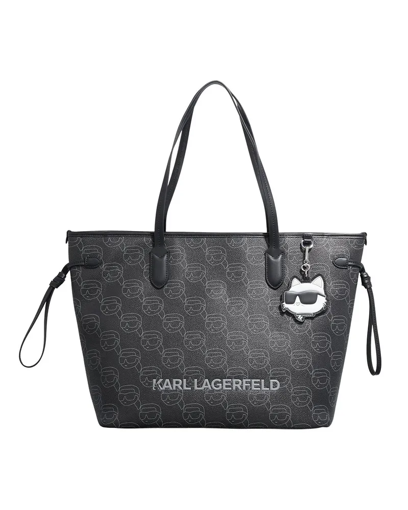 Karl Lagerfeld Shopper & Totes Ikon  Mono Cc Lg Tote schwarz Schwarz