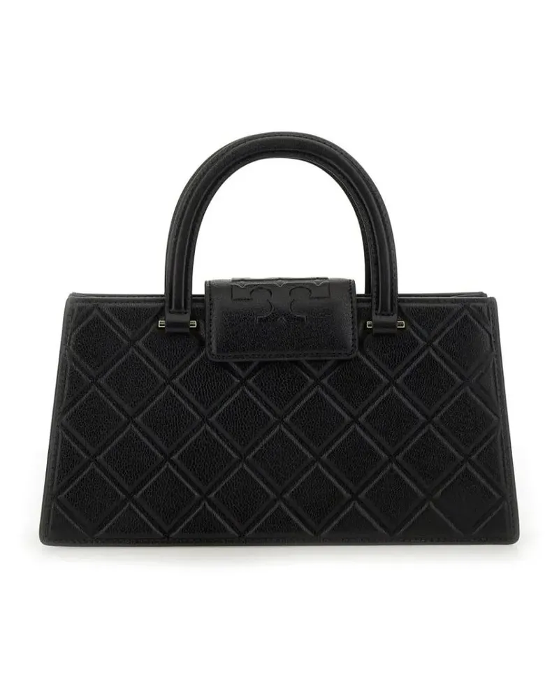 Tory Burch Shopper & Totes Quilted Goat Leather Handbag schwarz Schwarz
