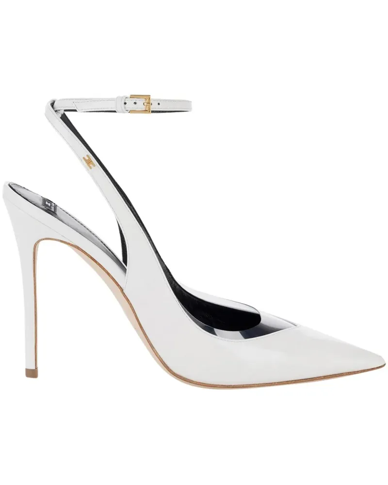 Elisabetta Franchi Sandalen Sandals Ivory weiß Weiß