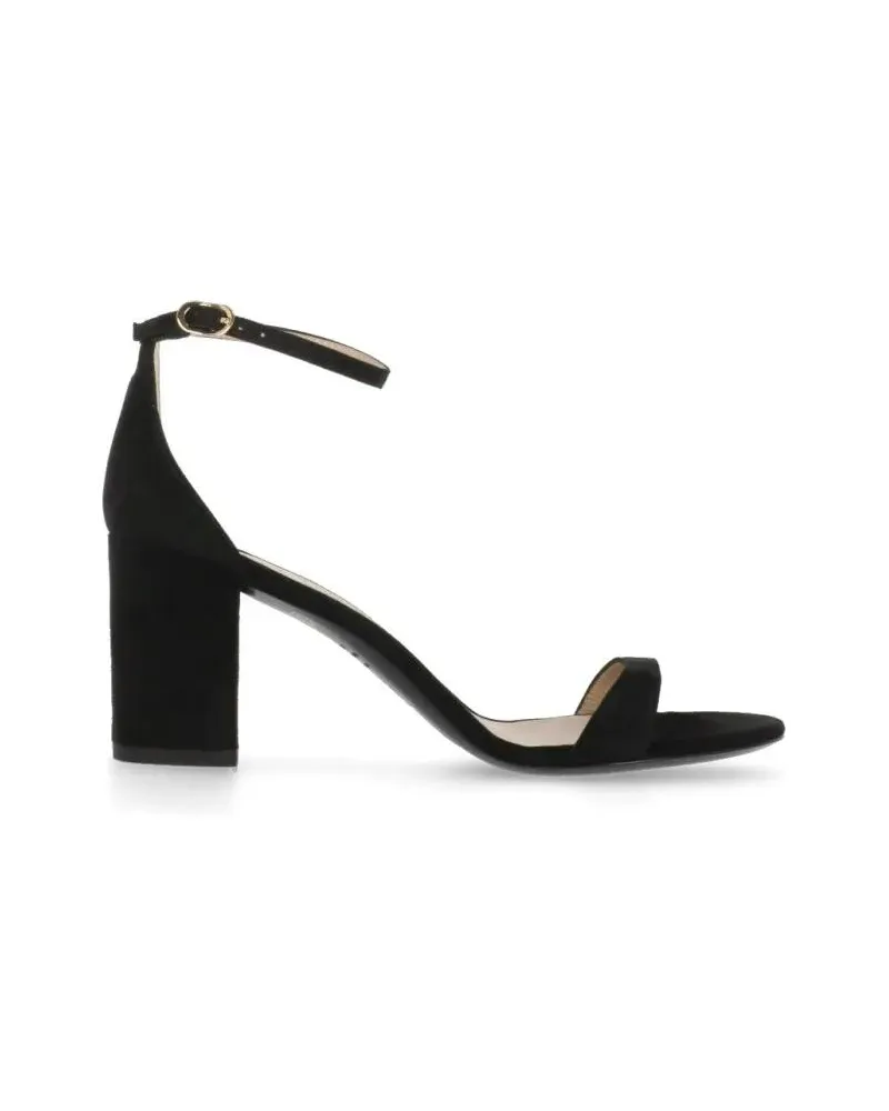 Stuart Weitzman Sandalen Nudist Block 75 Sandals schwarz Schwarz