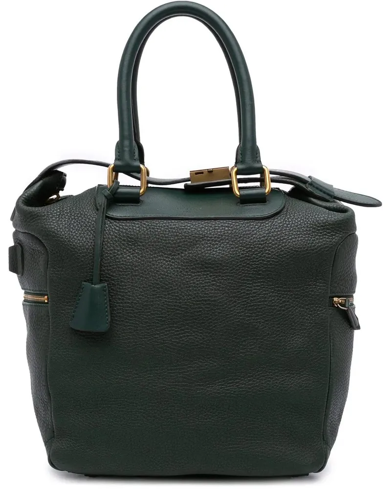 Celine Hobo Bags Leather Satchel grün Grün