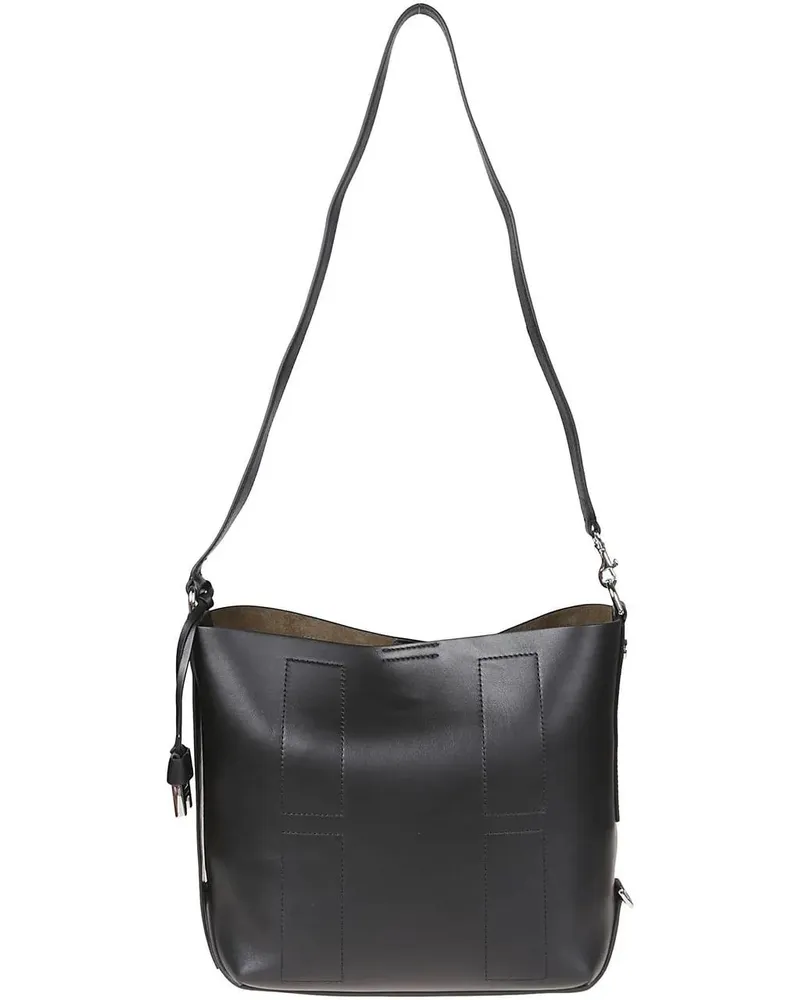 Hogan Crossbody Bags Small H01r Hobo Bag Black schwarz Schwarz