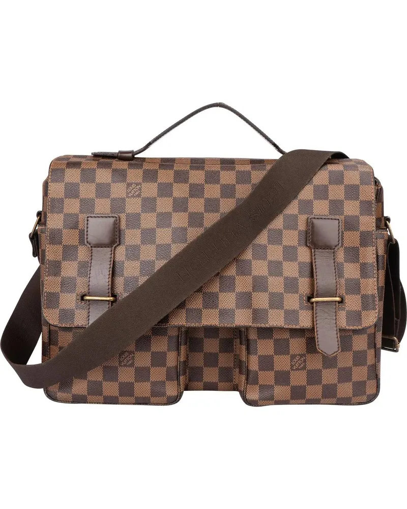 Louis Vuitton Crossbody Bags  Damier Ebene Monogram Broadway Cross braun Braun