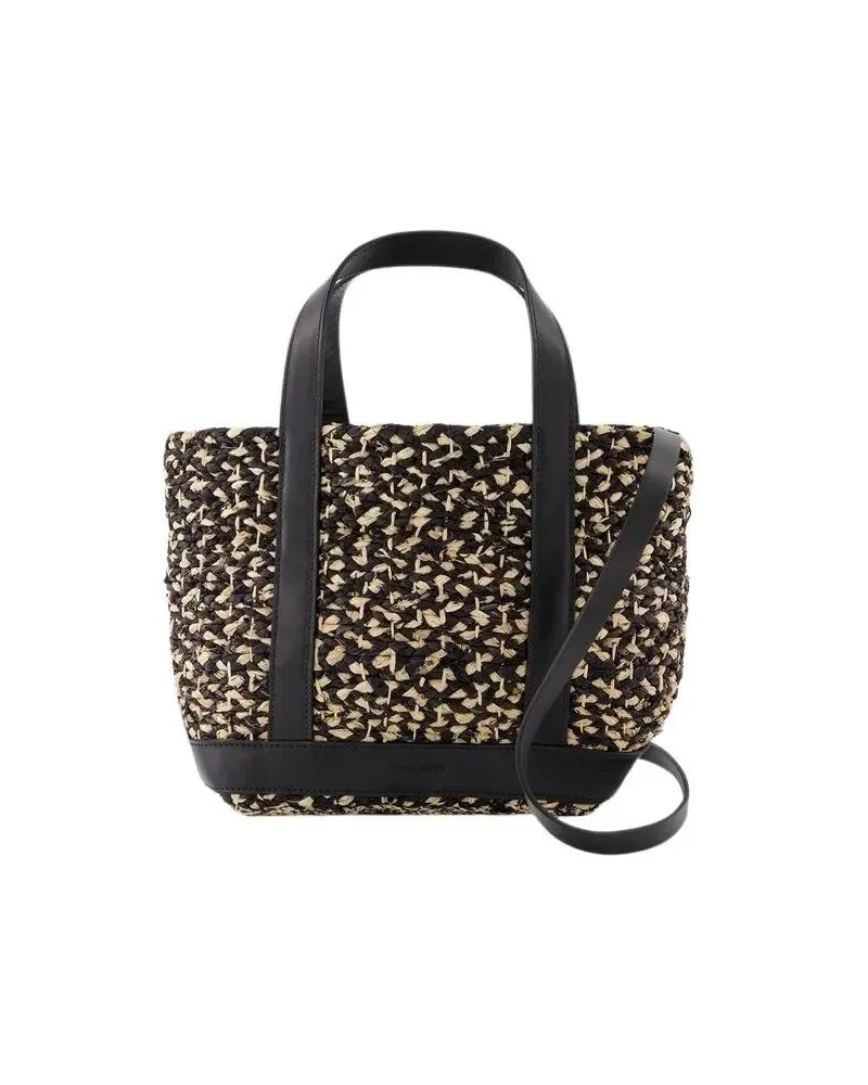Vanessa Bruno Shopper & Totes Cabas S Shopper Bag - Raffia - Beige schwarz Schwarz