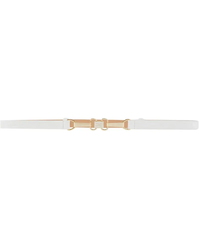 Elisabetta Franchi Gürtel Belts Ivory weiß Weiß