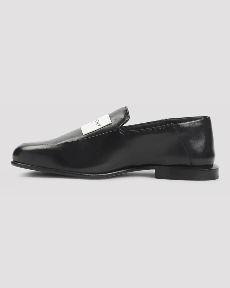 Givenchy Lamb Leather Loafers With Distinctive Branding schwarz Schwarz