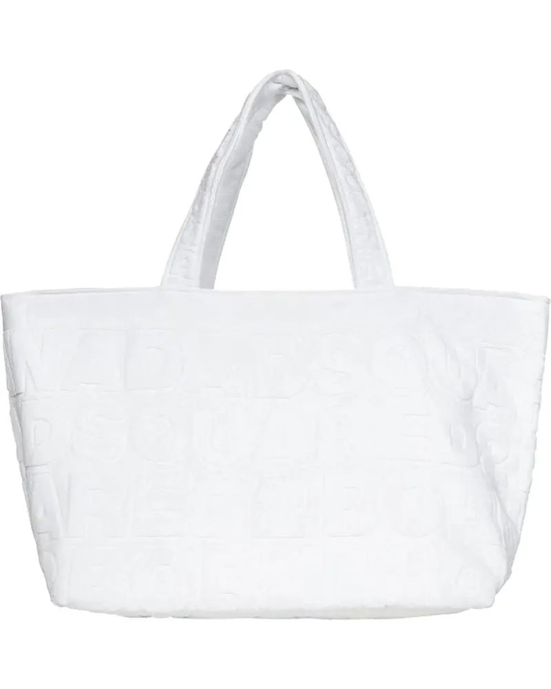 Dsquared2 Shopper & Totes Twin Beach Logo Shopping Bag weiß Weiß