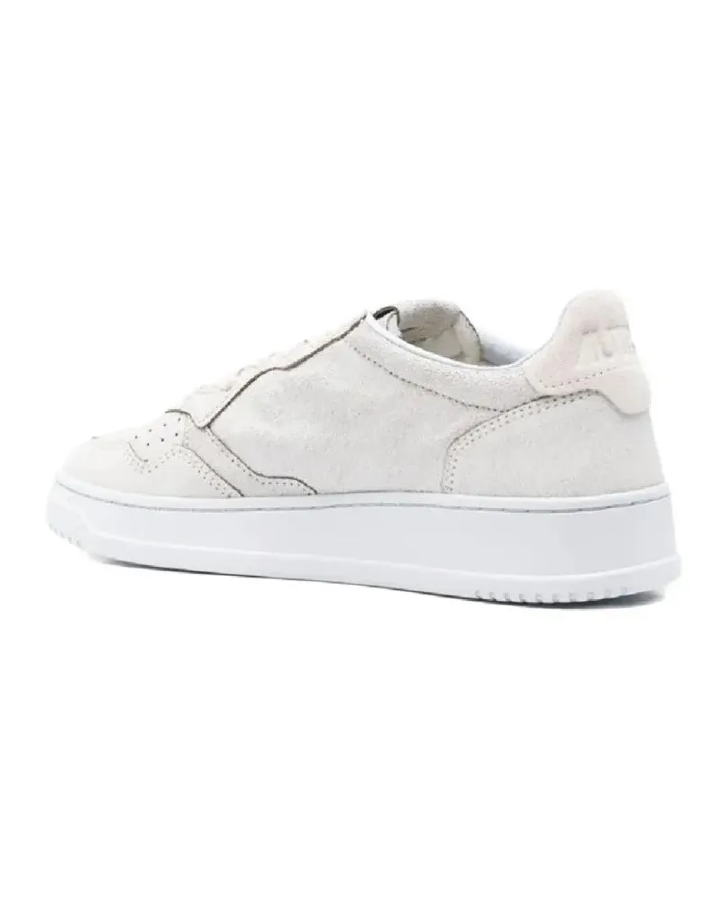 AUTRY Low-Top Sneaker Low-Top Sneakers With Smooth And Suede Leather Com weiß Weiß