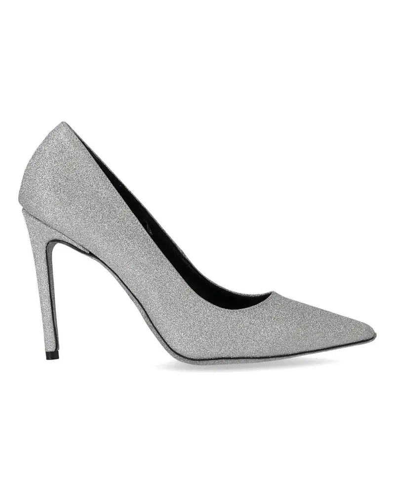 NCUB Hohe Schuhe Gaba Silver Glitter Pump silberfarben 