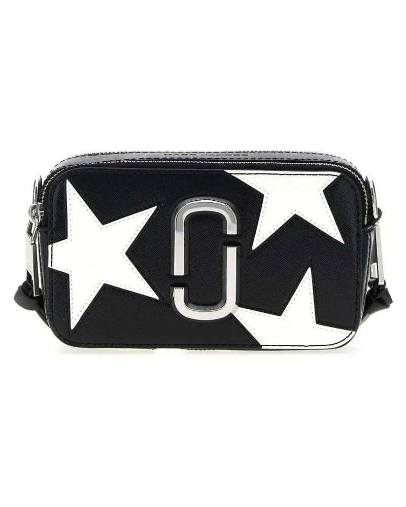Marc Jacobs Hobo Bags 'The Star Patchwork Snapshot' Crossbody Bag schwarz Schwarz