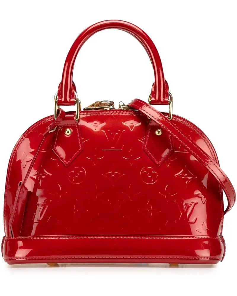 Louis Vuitton Hobo Bags 2000-2024 Monogram Vernis Alma BB rot Rot