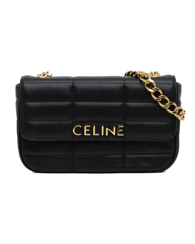 Celine Hobo Bags 2022 Monochrome Shoulder Bag schwarz Schwarz