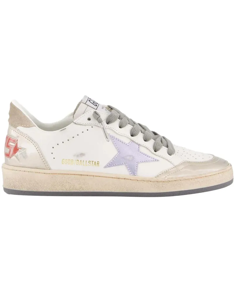 Golden Goose Low-Top Sneaker Dames Ball Star Sneakers Wit weiß Weiß