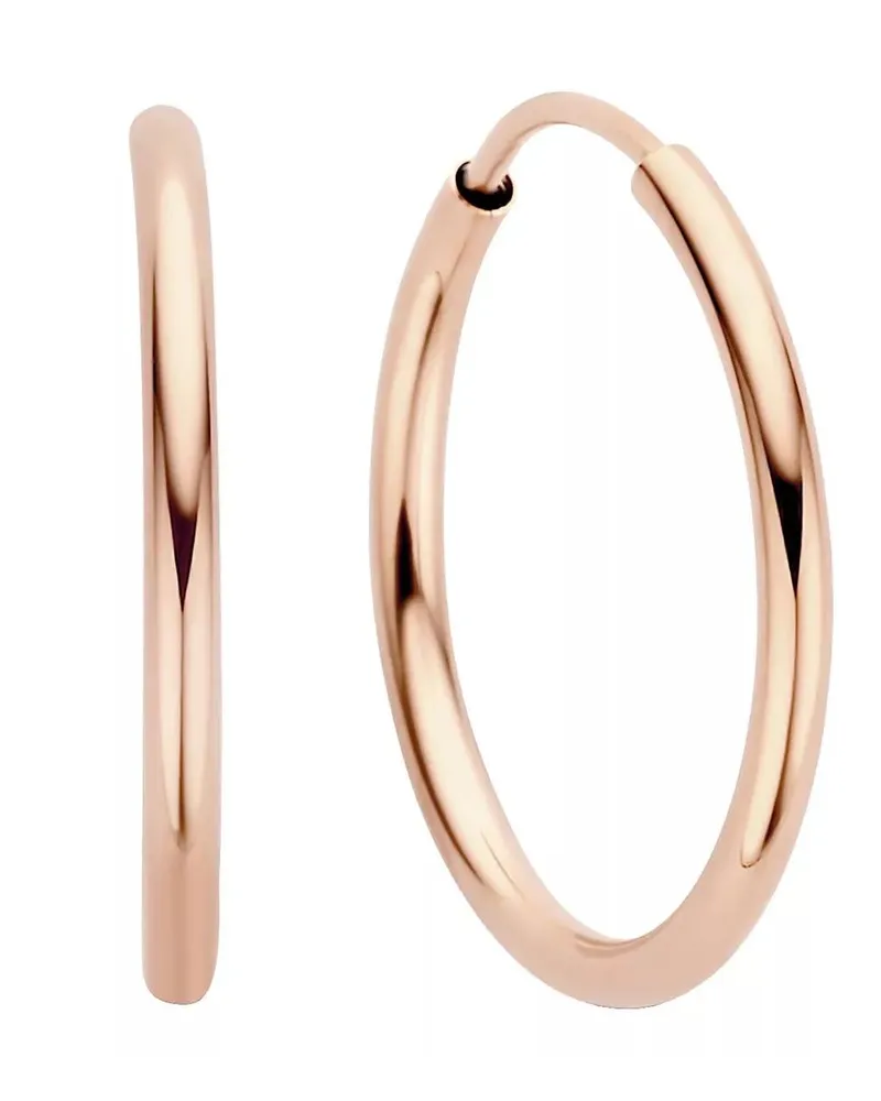 Isabel Bernard Ohrringe La Concorde Cerise 14 karat hoop earrings Quarz