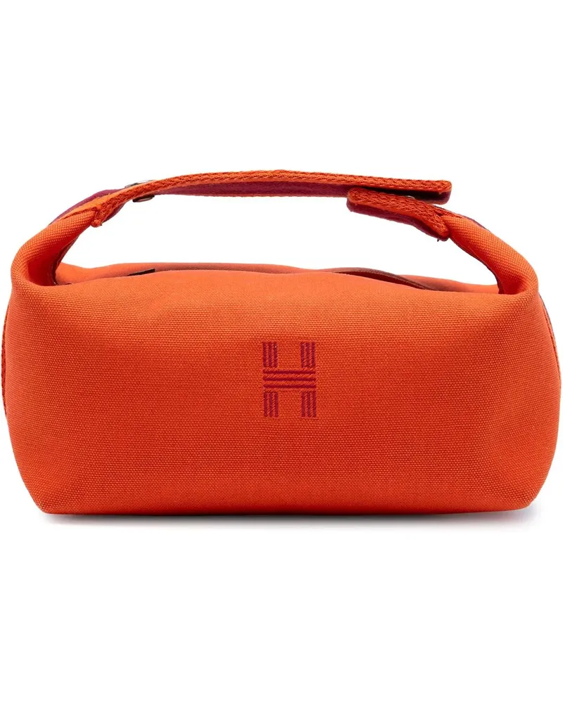 Hermès Kosmetiktaschen Large Toile Bride A Brac Case orange Orange