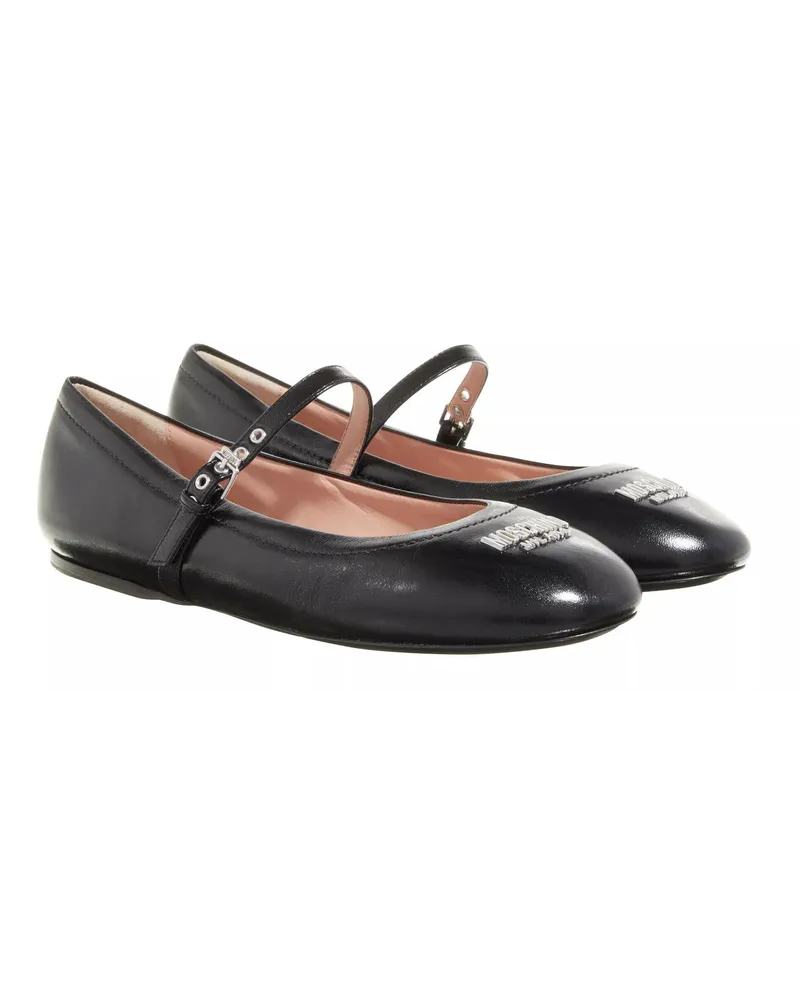 Moschino Loafers & Ballerinas  Plate Ballerina Schwarz