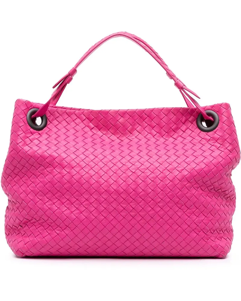 Bottega Veneta Shopper Medium Nappa Intrecciato Bella Tote rosa Gold