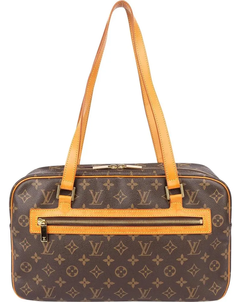 Louis Vuitton Crossbody Bags  Canvas Monogram Cite GM Shoulder Bag braun Braun