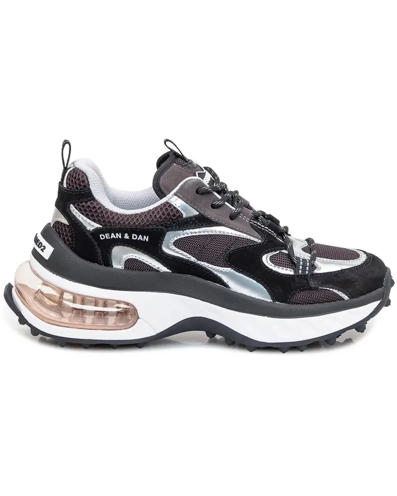 Dsquared2 Low-Top Sneaker Sneaker Bubble schwarz Schwarz