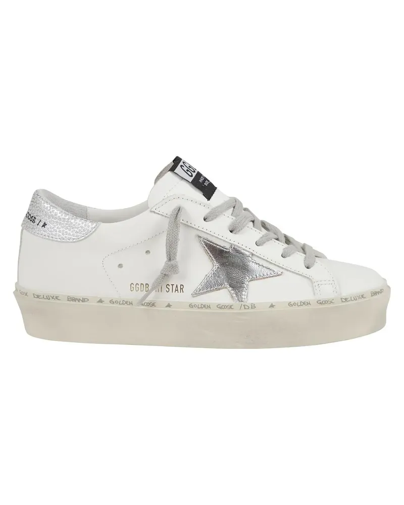 Golden Goose Low-Top Sneaker Vintage Leather Sneakers With Beaded Detail weiß Weiß